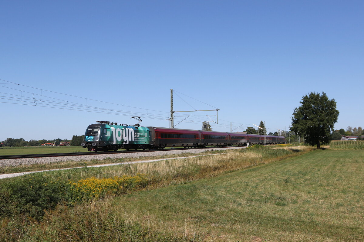 1116 243  Joyn  aus Salzburg kommend am 13. August 2026 bei �bersee am Chiemsee.