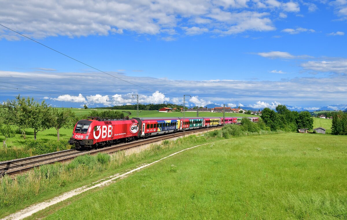 1116 249 mit einem RJ am 11.07.2021 bei Amersberg.