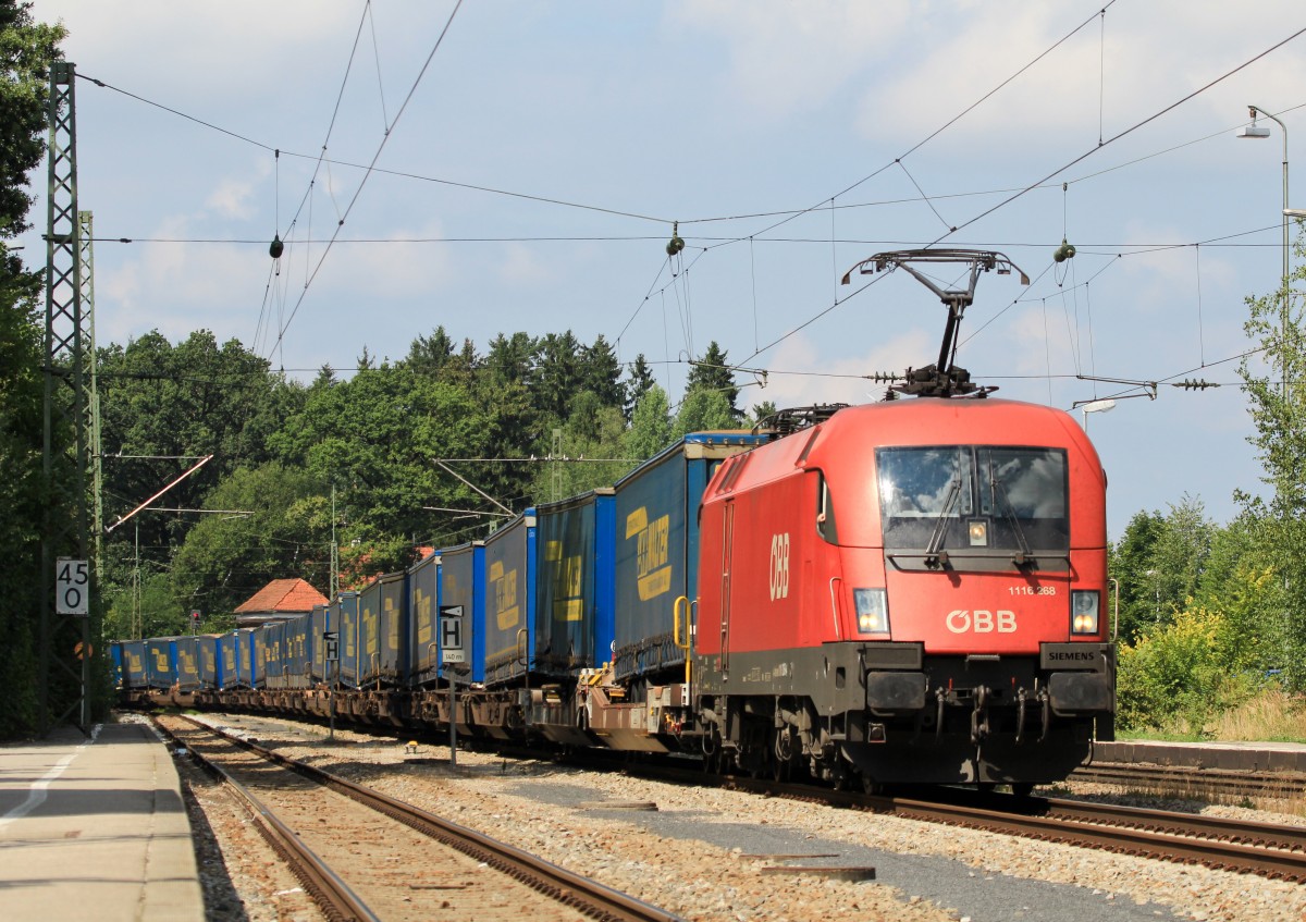 1116 268 mit dem Walter am 20. August 2013 in Aling.