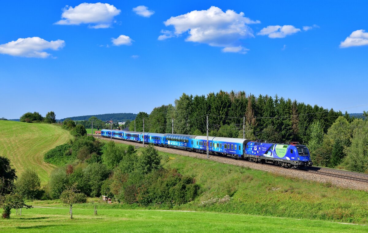 1116 276 mit dem Connecting Europe Express am 09.09.2021 bei Pöndorf.
