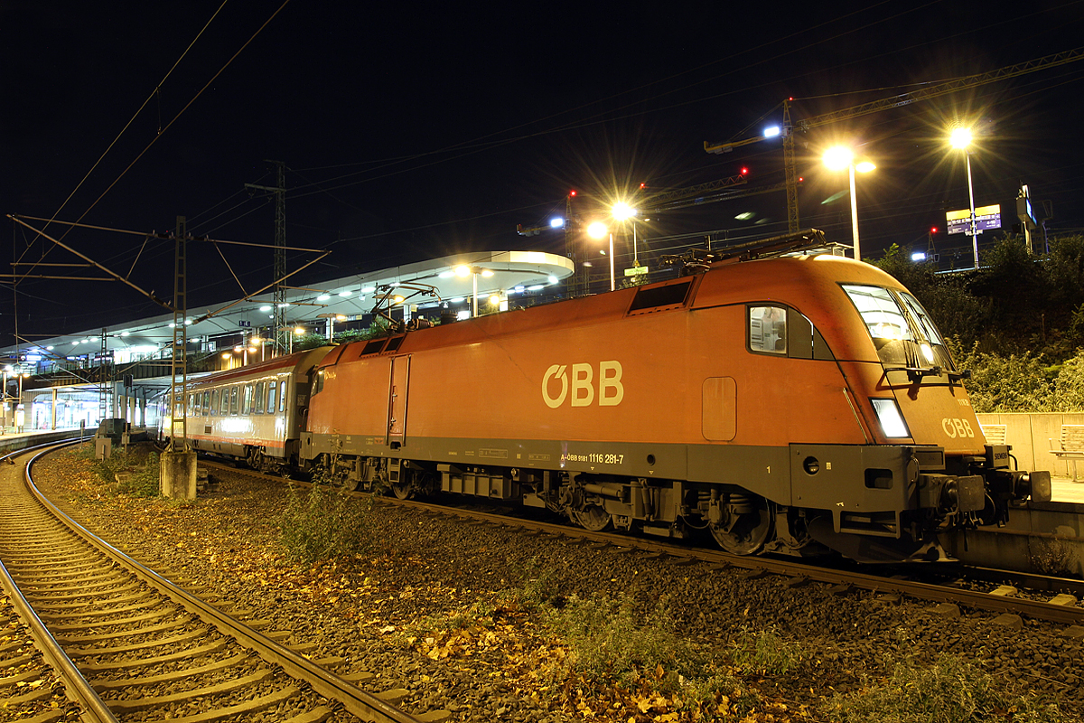 1116 281 am EN420 in Köln Messe/Deutz tief am 10.11.2017