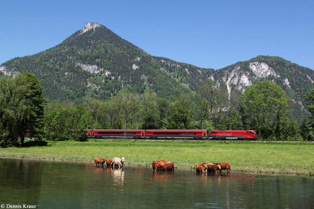 1116 2xx mit Rj 565 am 21.05.2014 bei Niederaudorf.