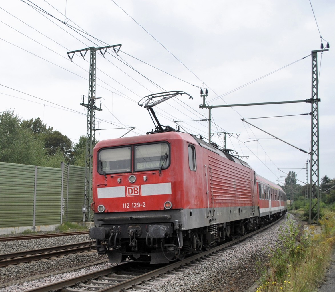 112 129-2 am 24.09.2013 in Lehrte.