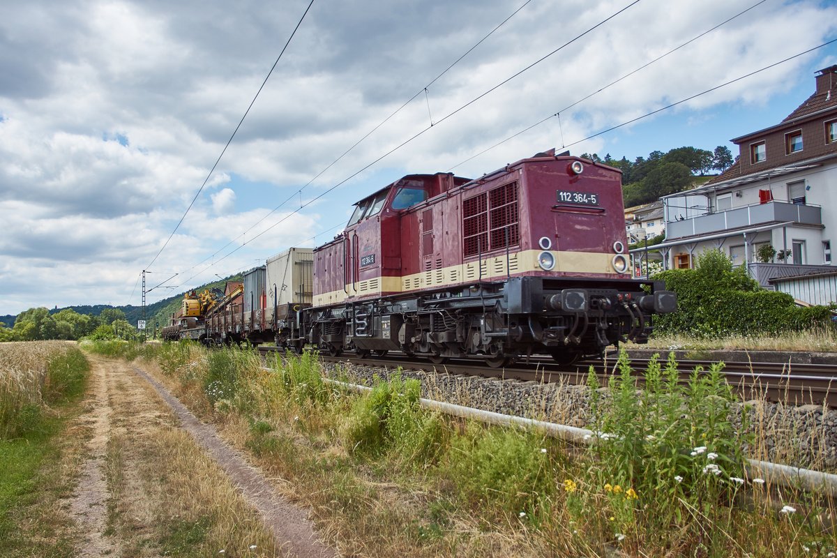 112 364-5 gesehen am 03.07.2019 in Ludwigsau-Friedlos.