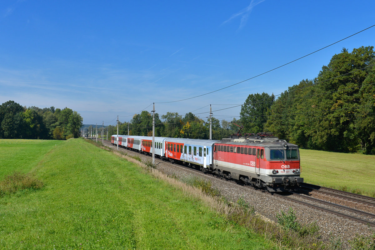 1142 601 mit einem REX am 30.09.2017 bei Andorf. 