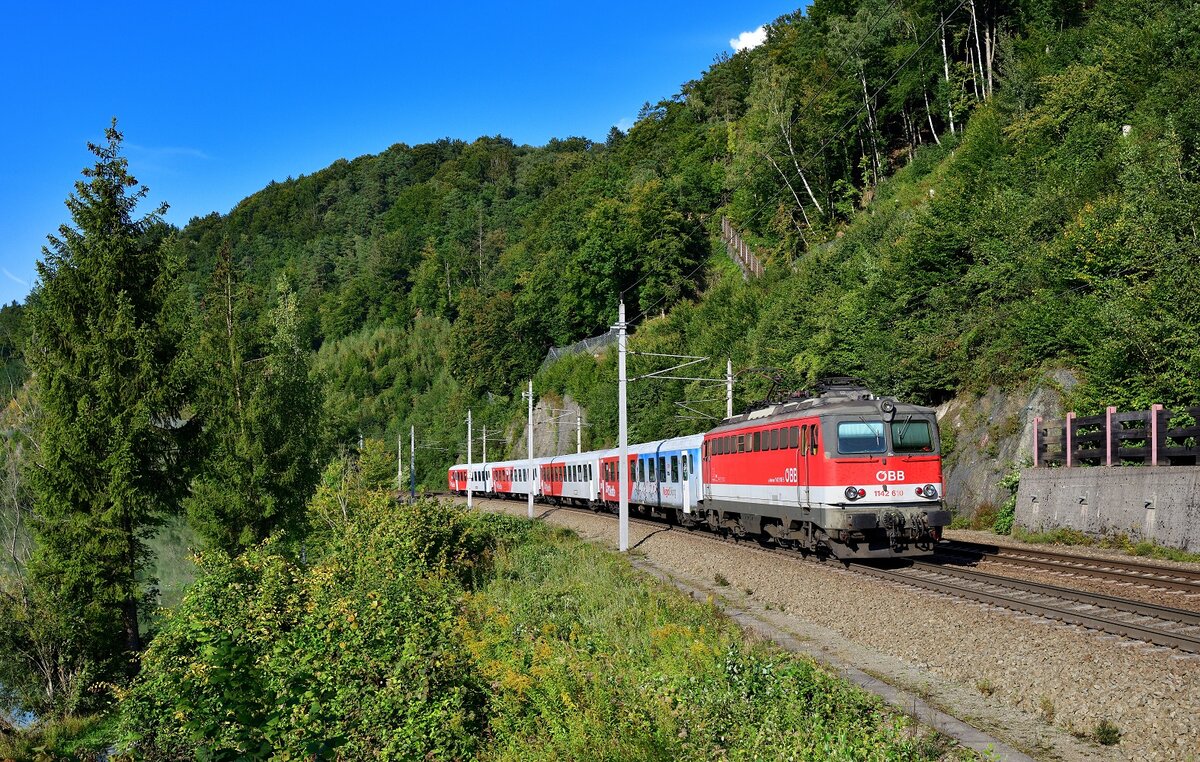 1142 610 mit einem REX am 10.09.2021 bei Ingling.