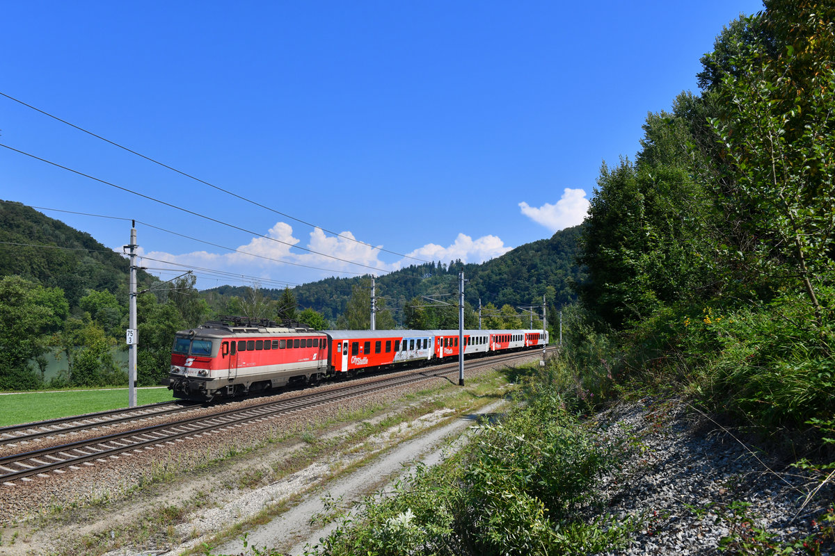1142 624 mit einem REX am 30.07.2018 bei Ingling. 