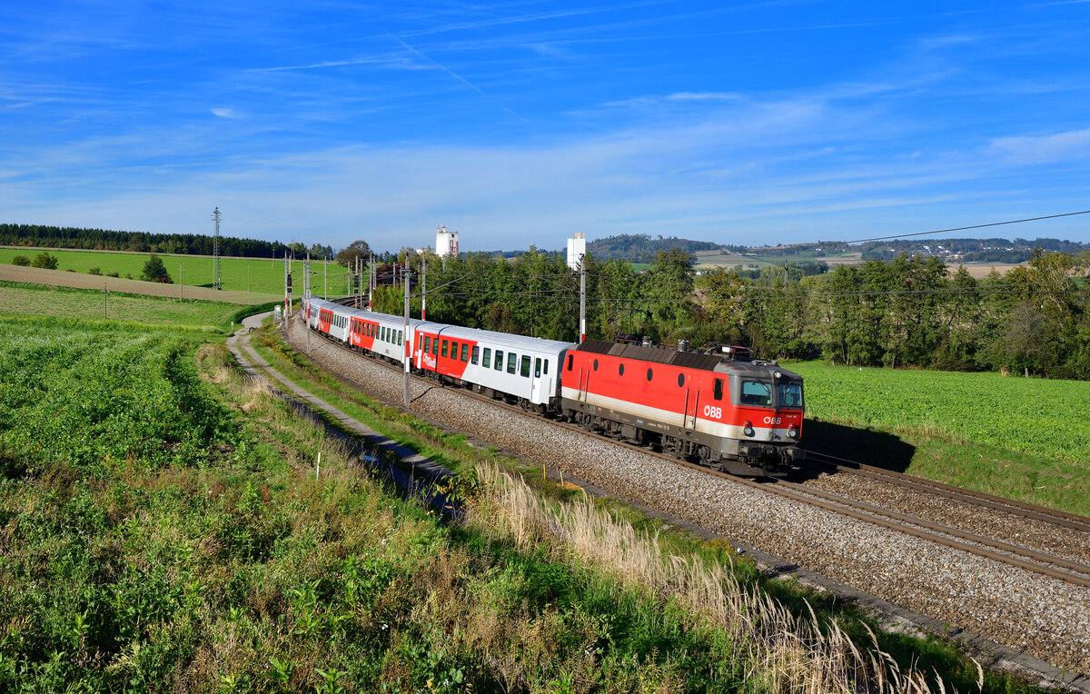 1144 115 mit einem REX am 17.10.2024 bei Haiding.