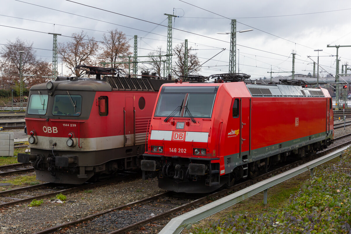 1144 239 und 146 202 in Lindau. 28.11.21