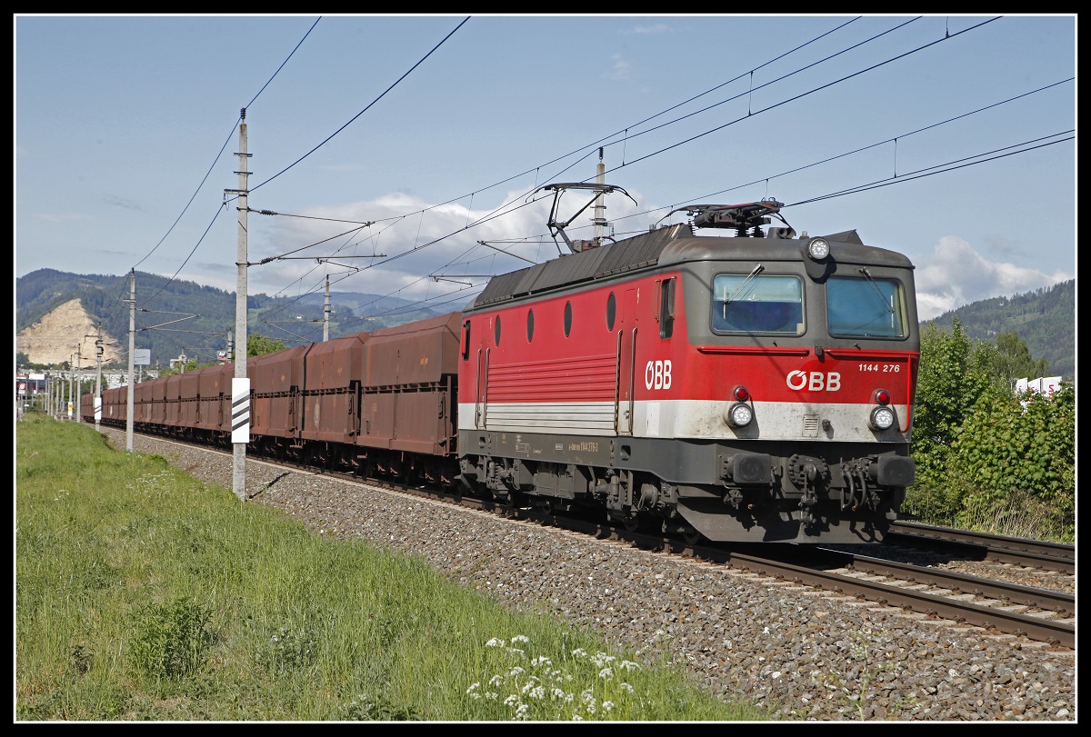 1144 276 mit G47407 bei Niklasdorf am 13.05.2020.