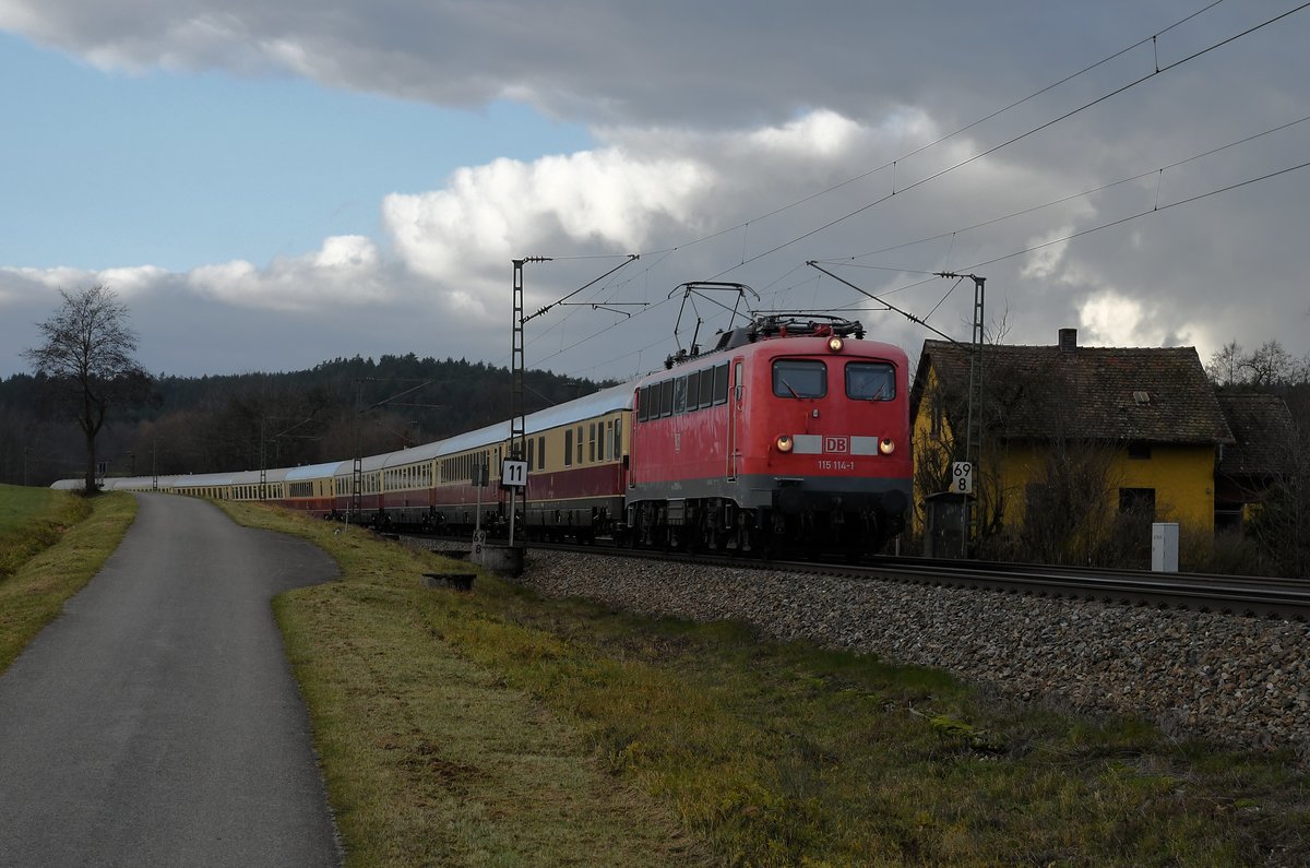 115 114 am 30.11.19 bei Pölling in der Oberpfalz
