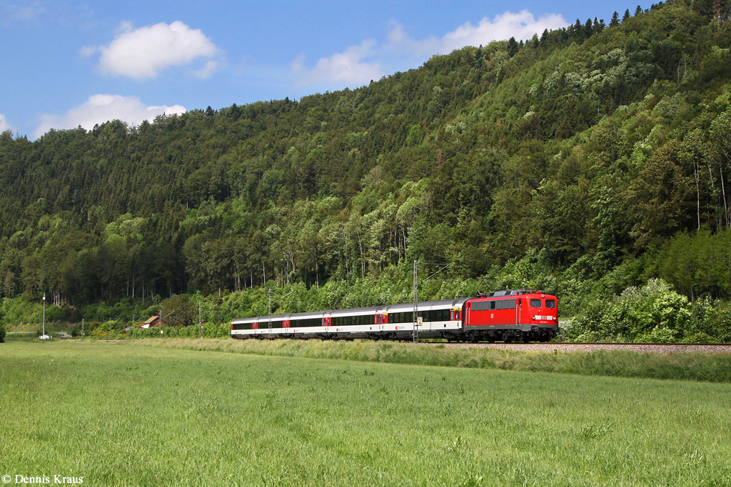 115 114 mit IC 282 am 31.05.2014 bei Sulz am Neckar.