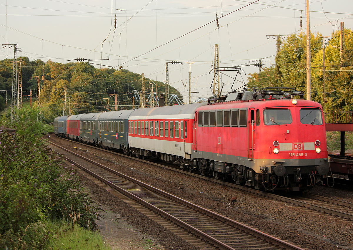 115 459-0 am NF13401 nach Alessandria(I) in Kln West am 30.08.2013