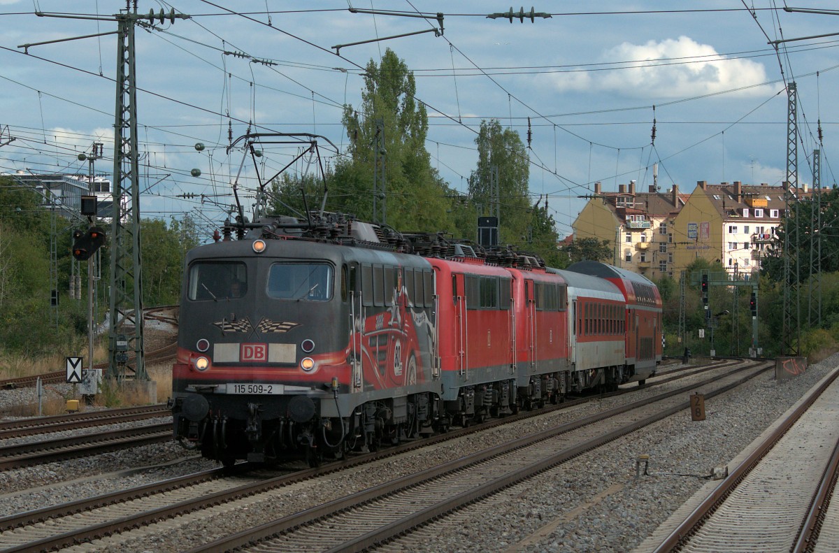 115 509 mit 111 164 & 069 am 19.09.15 am Münchner Heimeranplatz