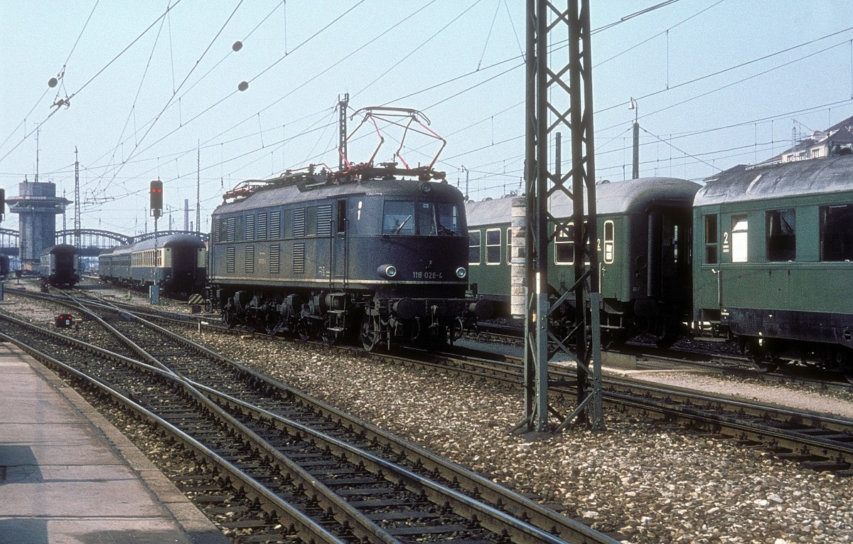 118 026  München Hbf  14.09.74