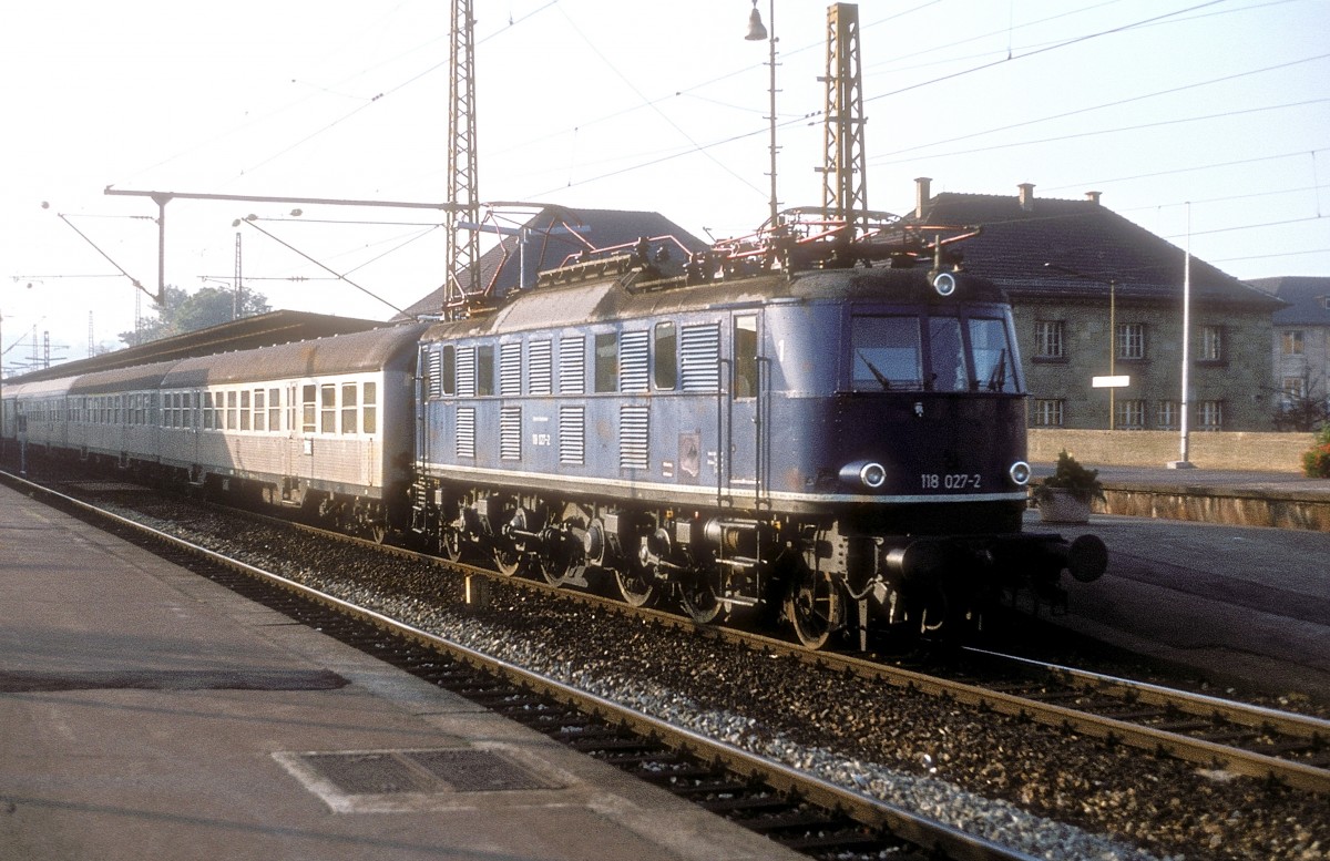  118 027  Stg. - Bad Cannstatt  13.10.78