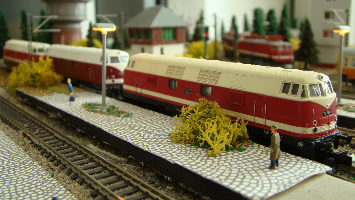 118er von BRAWA auf meiner alten Anlage 12.03.2011