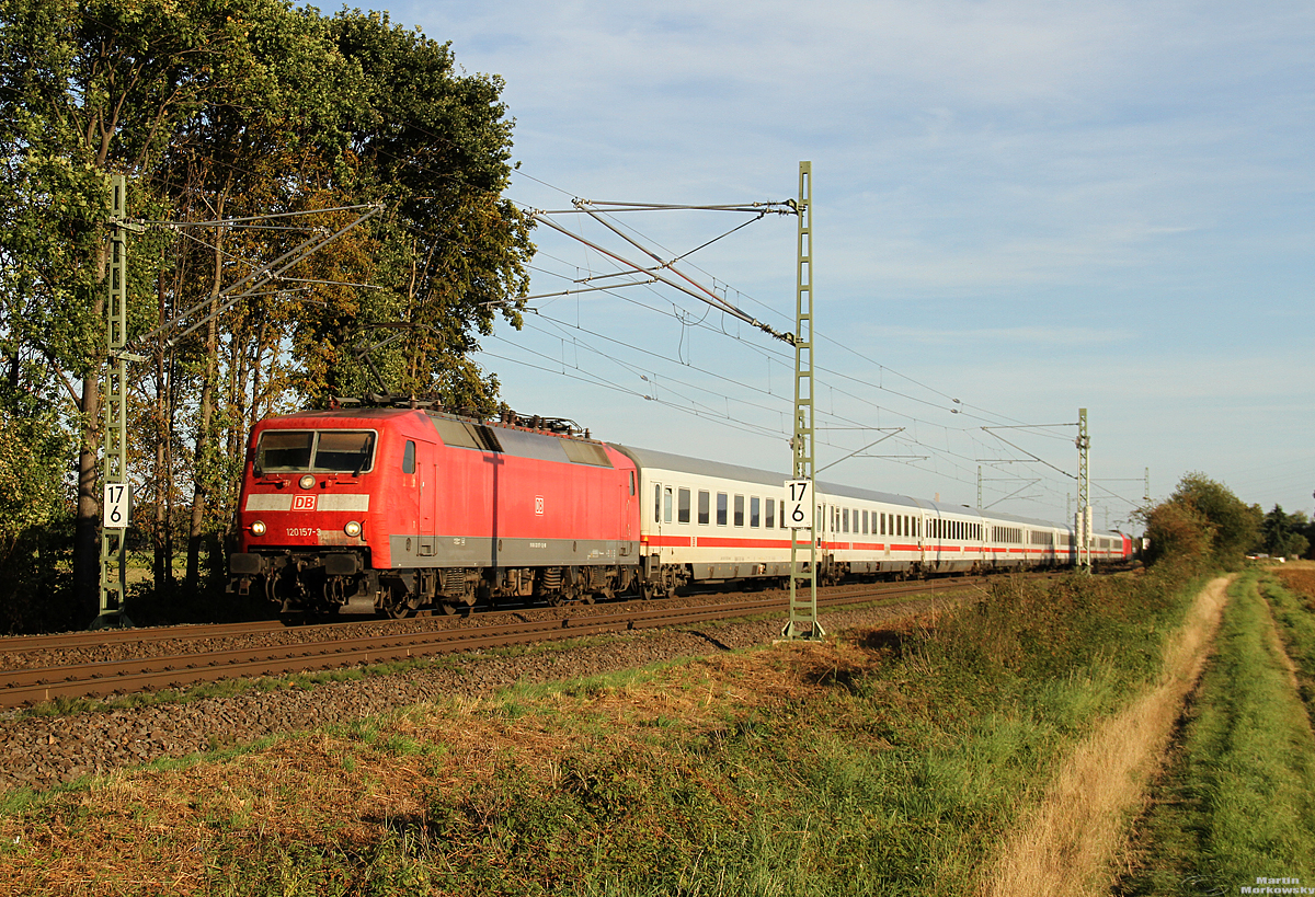 120 157 am IC2022 bei Brühl am 15.09.2019
