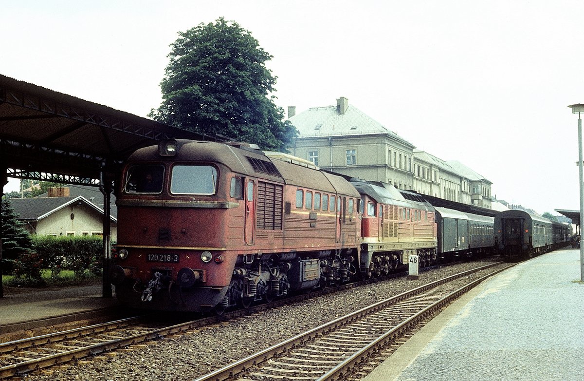 120 218 + 132 ...  Bautzen  xx.06.81