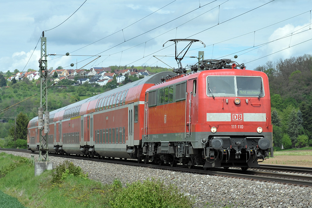 12.05.2017 Streckenabschnitt Uhingen 111 110
