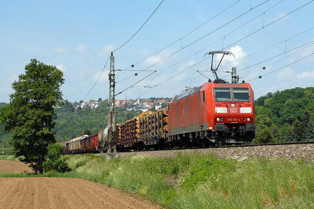 12.05.2018 Streckenabschnitt Uhingen 185 191-4