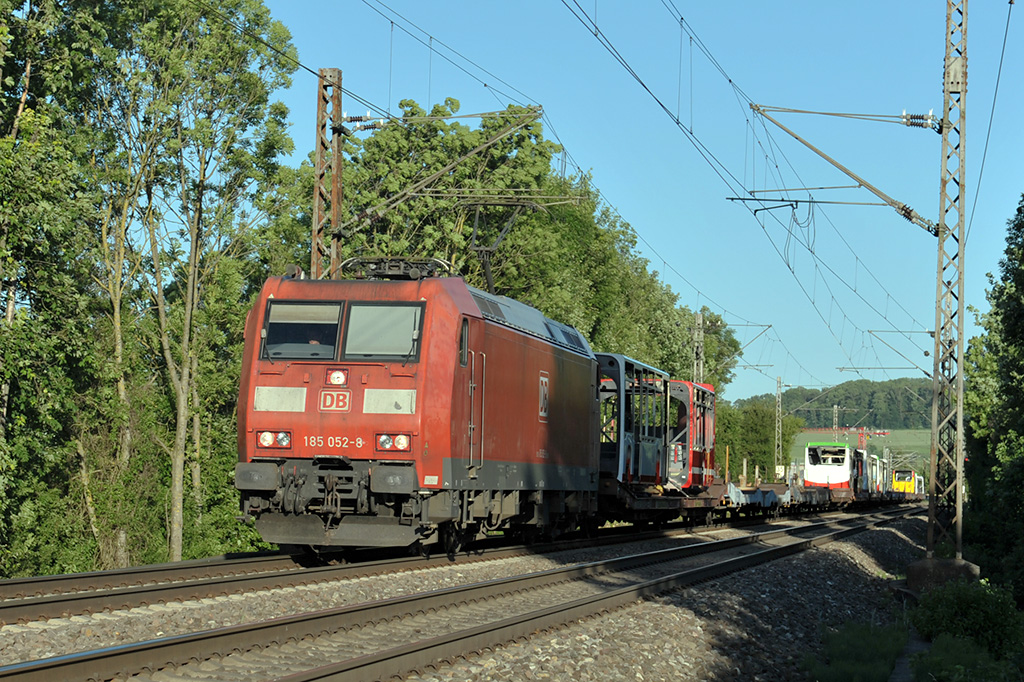 12.06.2017 Streckenabschnitt Uhingen 185 052-8