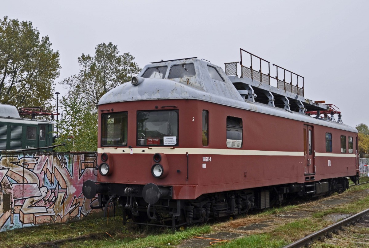 12.10.2013 Weimar Bw-Fest ; ausgestellt ist auch der ORT 188 201-8 (Privatbesitz)
