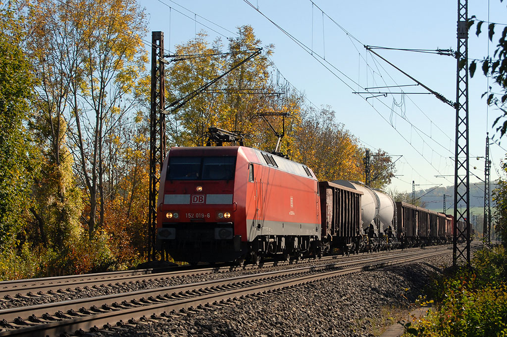 12.10.2018 Streckenabschnitt Uhingen 152 019-6