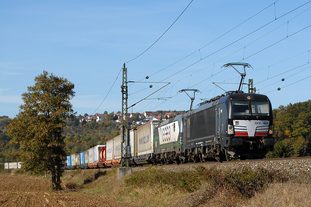 12.10.2018 Streckenabschnitt Uhingen 193 659 & 193 225