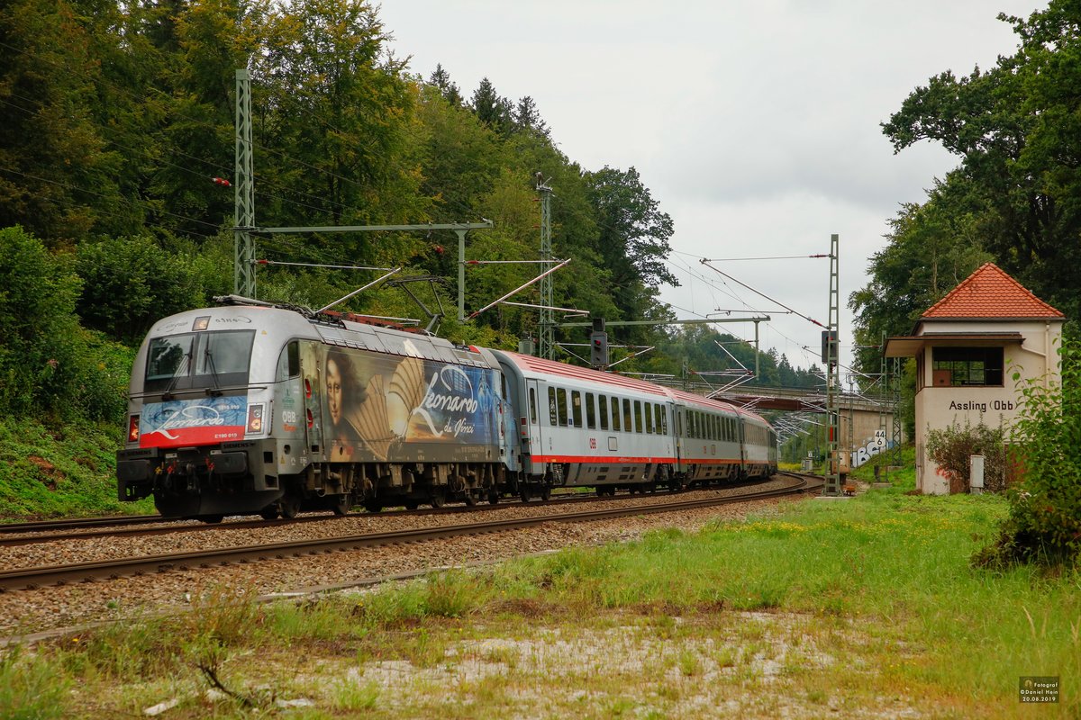 1216 019  Leonardo Da Vinci  in Aßling, am 20.08.2019.
