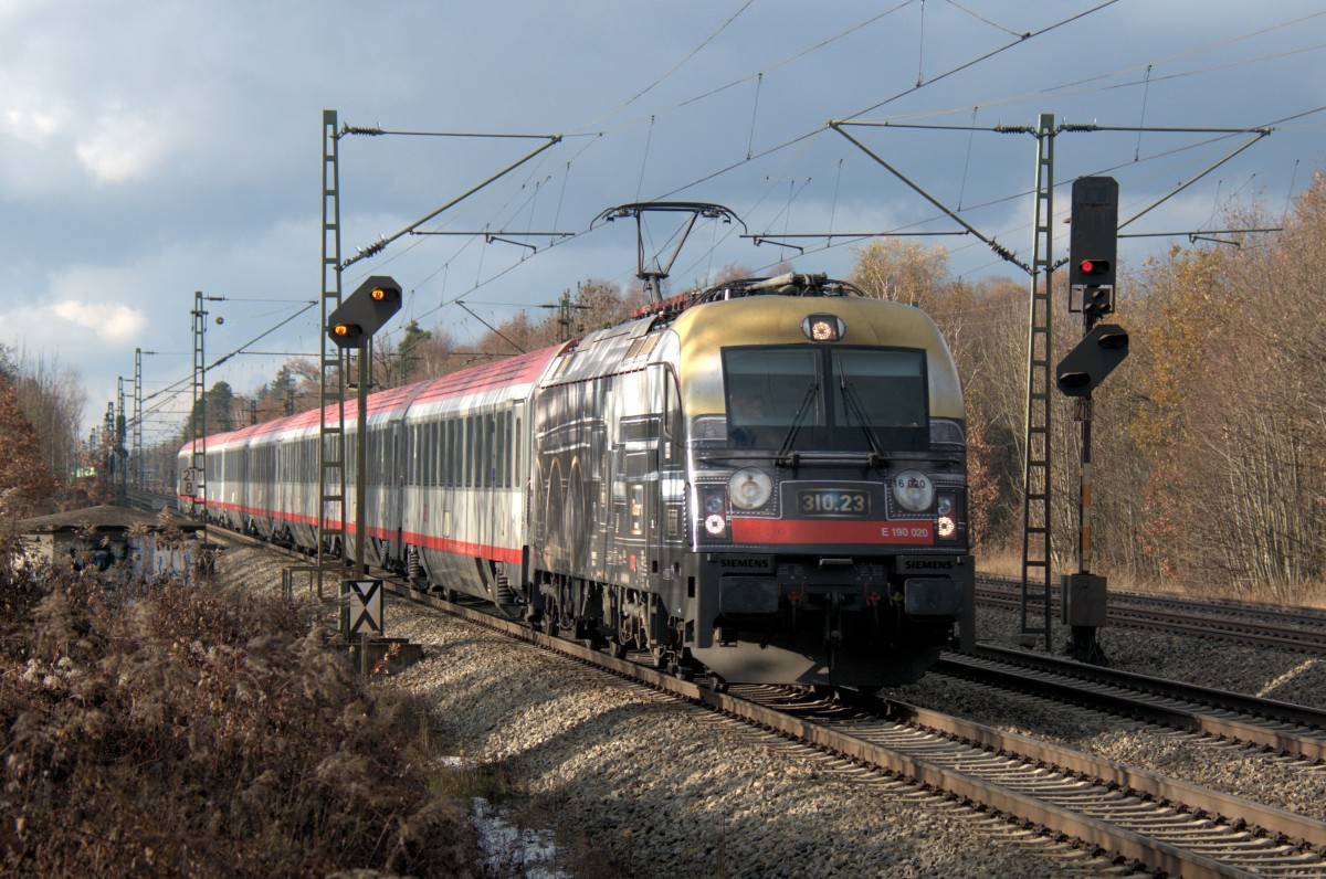 1216 020 am 30.11.13 mit dem EC gen Brenner bei Haar/München
