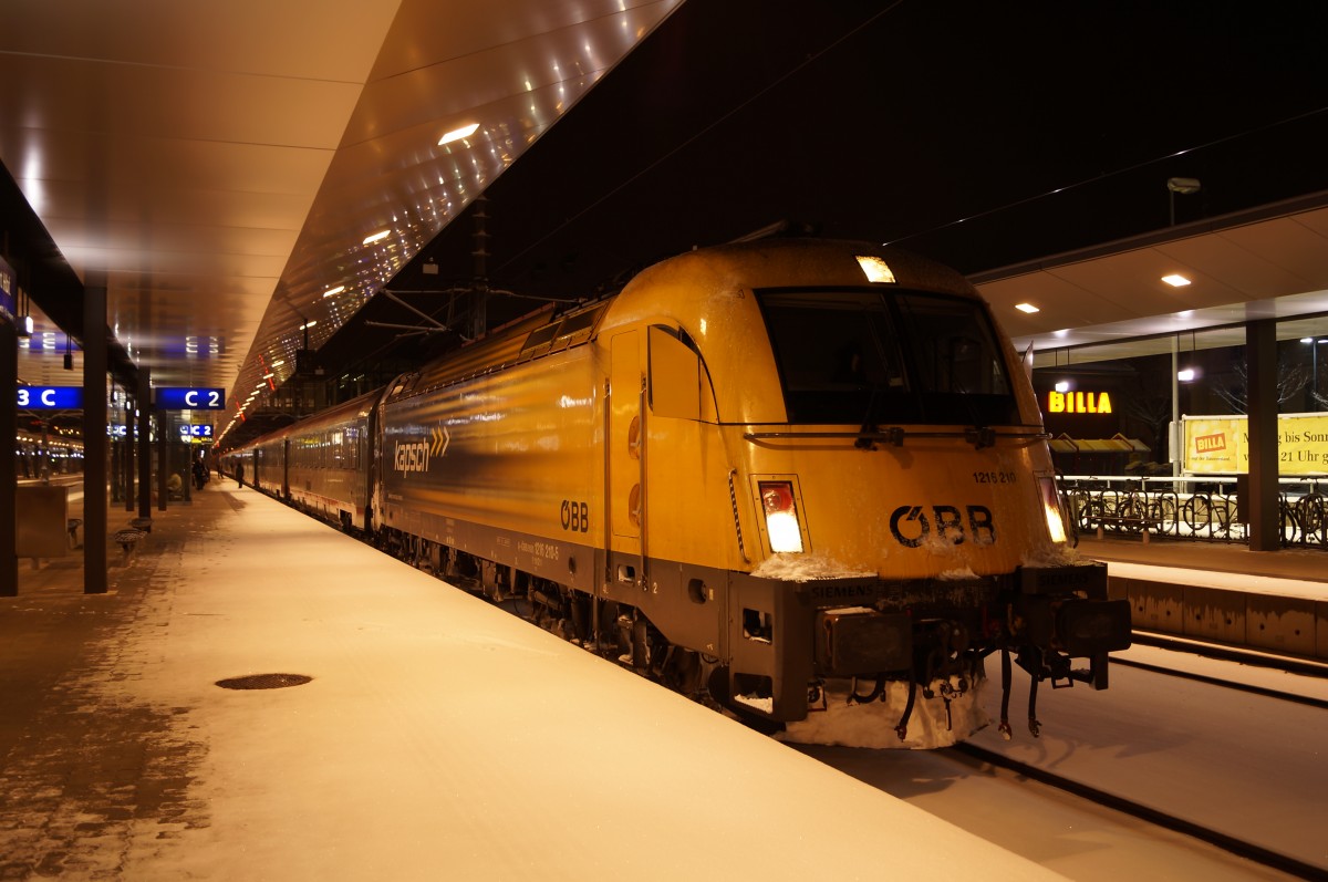 1216 210 EN 234  Tosca  (Roma Termini - Wien Meidling)
Klagenfurt Hbf
21.03.2012