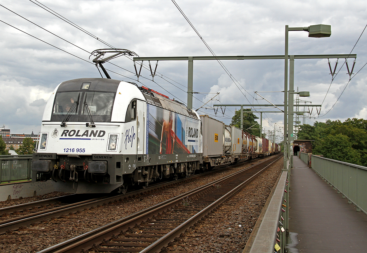 1216 955 auf der Kölner Südbrücke am 20.08.2017