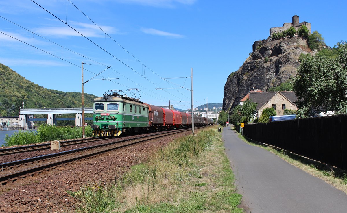122 027-6 zu sehen am 07.07.18 in Ústí nad Labem-Střekov.