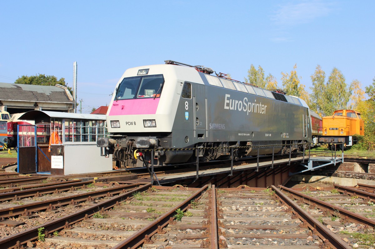 127 001 war am 10.10.15 beim TEV Weimar zu Gast.