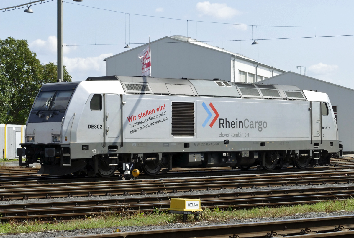 1285 113-7 RheinCargo DE802 in Brühl-Vochem - 21.08.2019