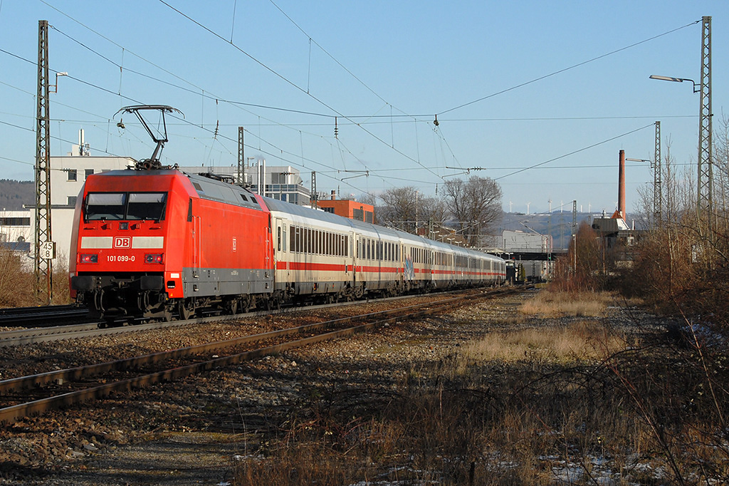 13.02.2018 Eislingen Bahnhof 101 099-0