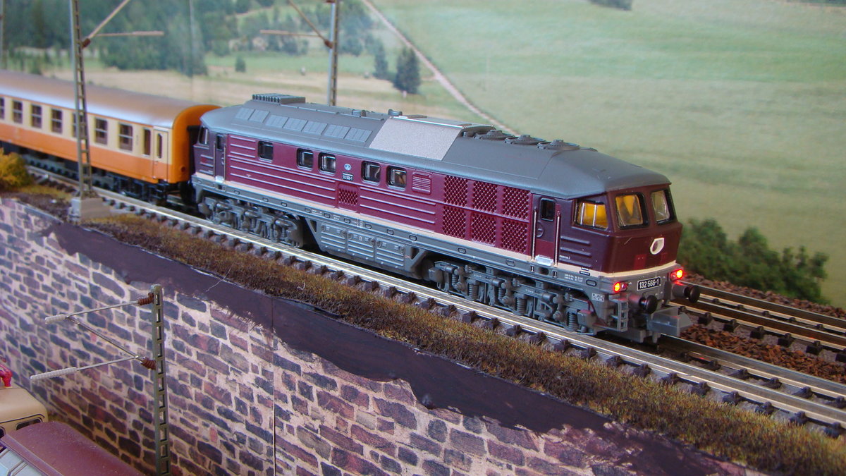 132 566-1 DR von BRAWA mit Sound auf meiner Anlage 20.12.2016