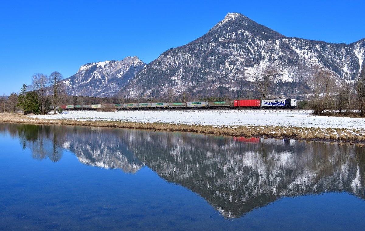 139 213 mit dem Ambrogio-KLV am 24.03.2021 bei Niederaudorf.