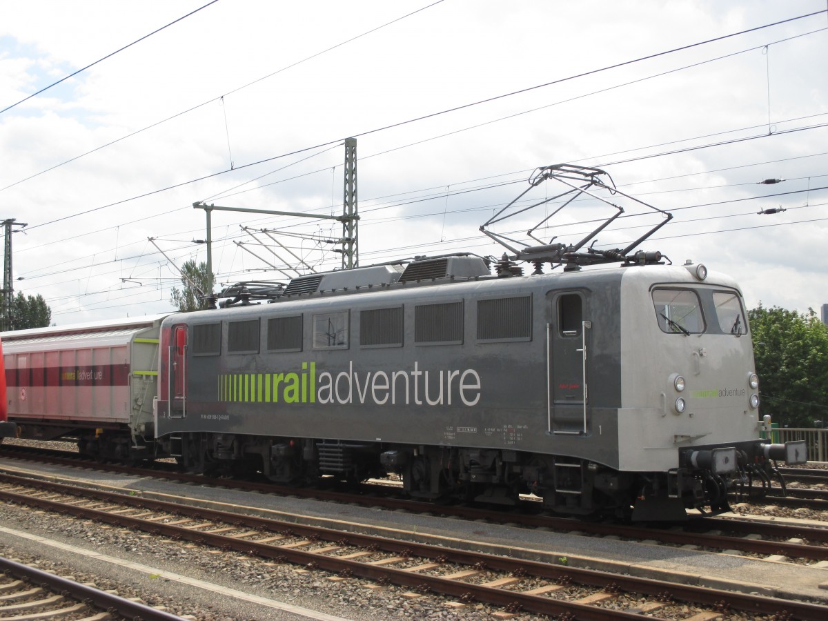 139 558 1 von Rail Adventure stand am 01.07.2014 am Dresdner Hauptbahnhof.