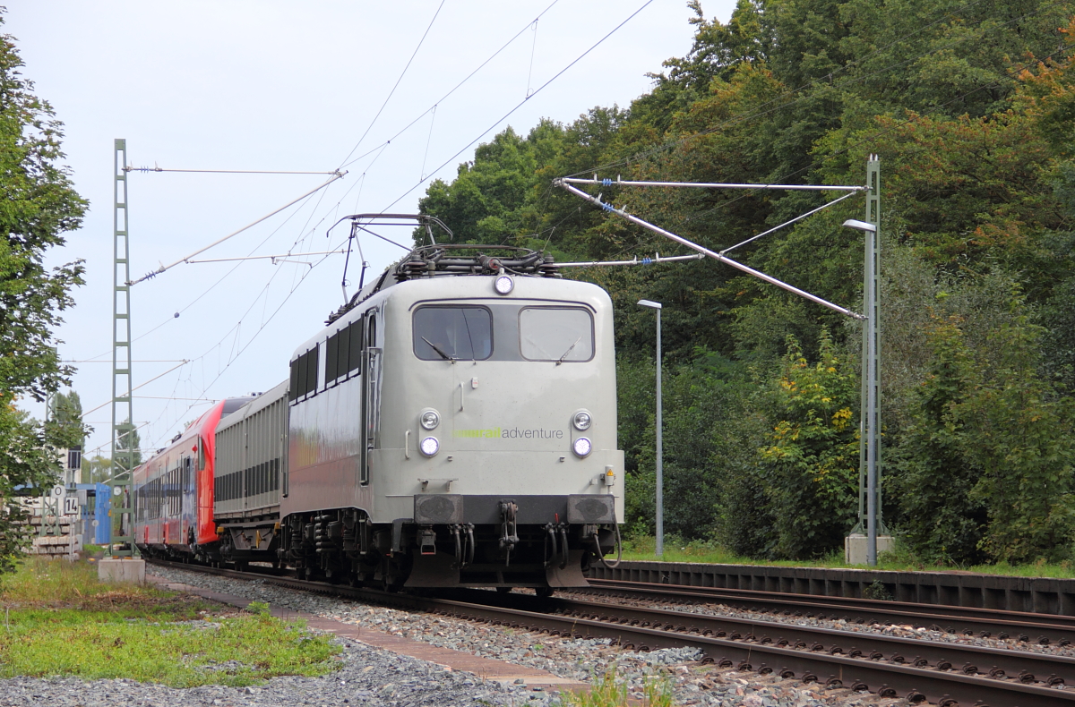 139 558-1 Railadventure bei Michelau/ Oberfranken am 18.09.2014.