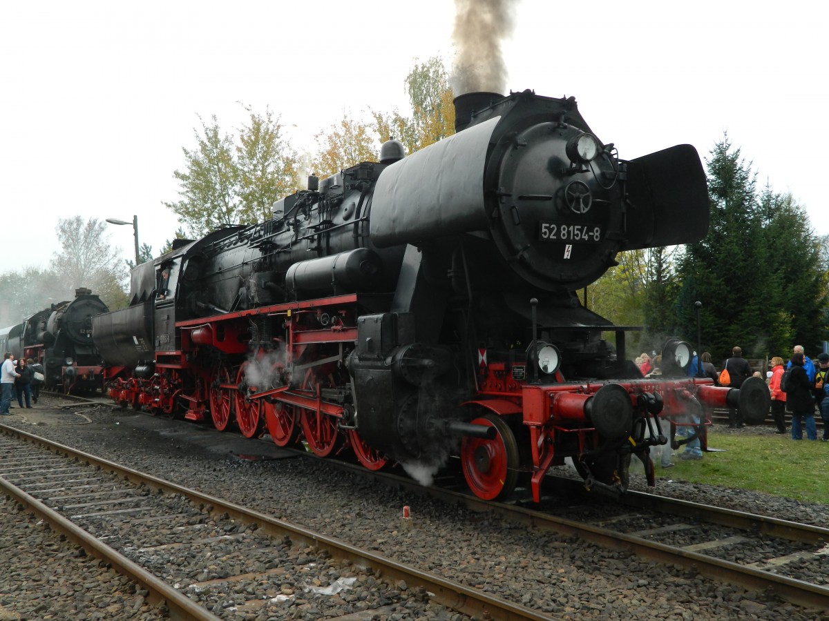 14. Leipziger Eisenbahntage am 25.10.2014: 52 8154 