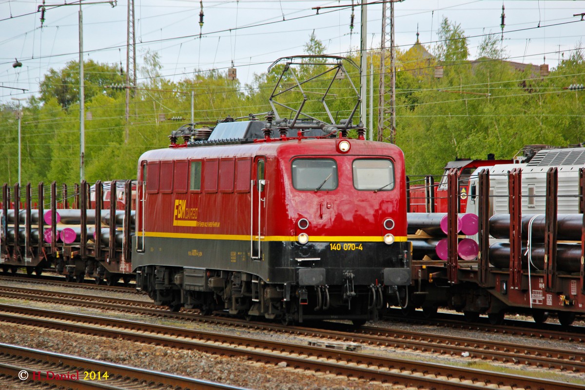 140 070-0 EBM Cargo als Lz am 18.04.2014 in Düsseldorf Rath.