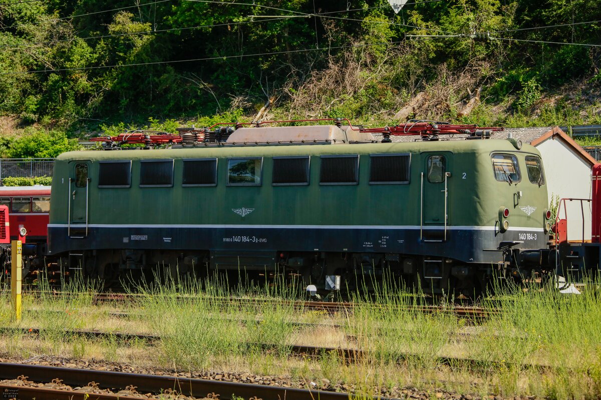 140 184-3 in Linz am Rhein, Juni 2022.