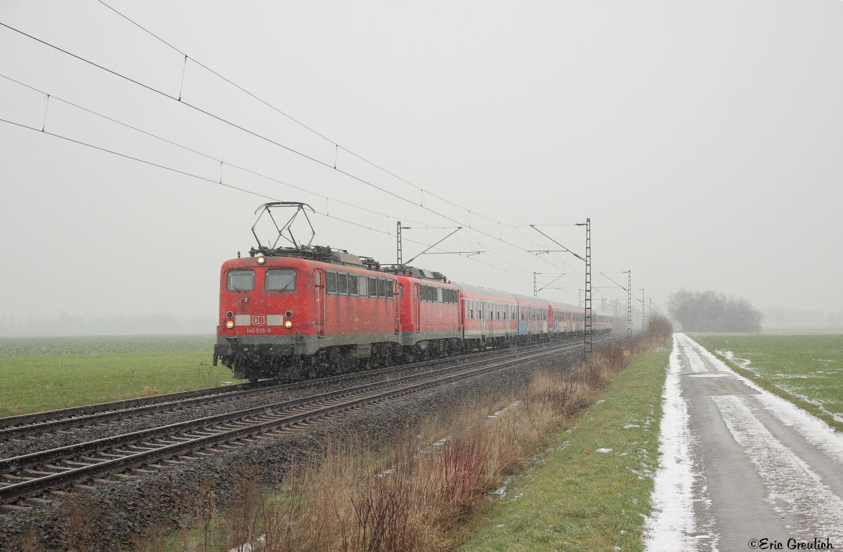 140 539 und 115 114 am 24.01.15. bei Lindhorst.