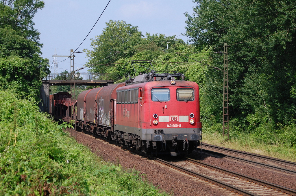 140 600-8 mit einem EZ am 17.07.2013 in Ahlten