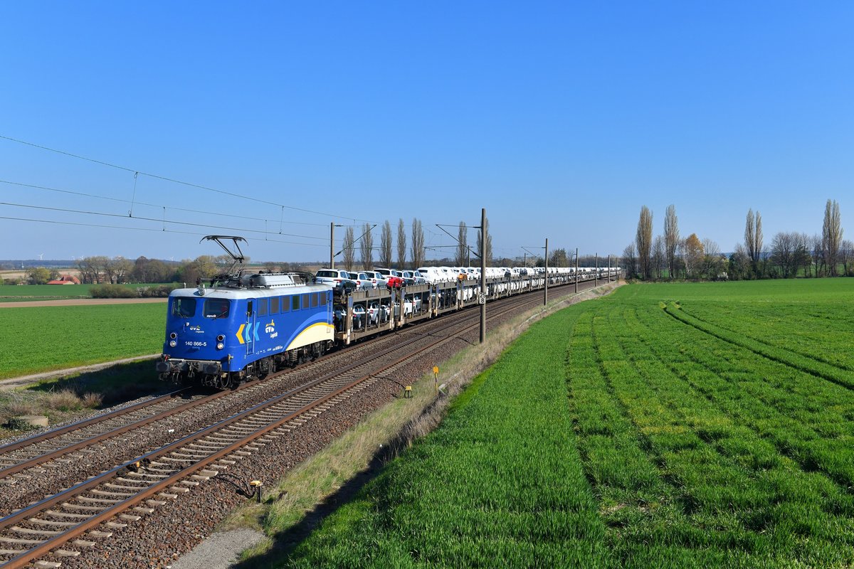 140 866 mit DGS 69134 am 17.04.2019 bei Sunstedt. 