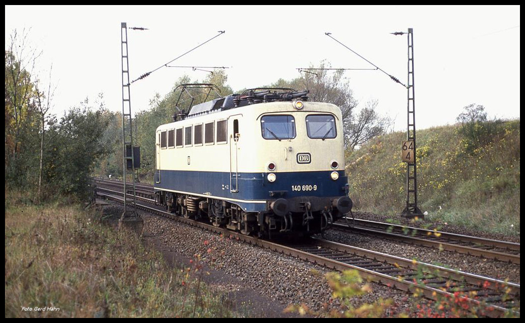 140690 war am 25.10.1989 um 12.10 Uhr solo bei Eilendorf in Richtung Köln unterwegs.