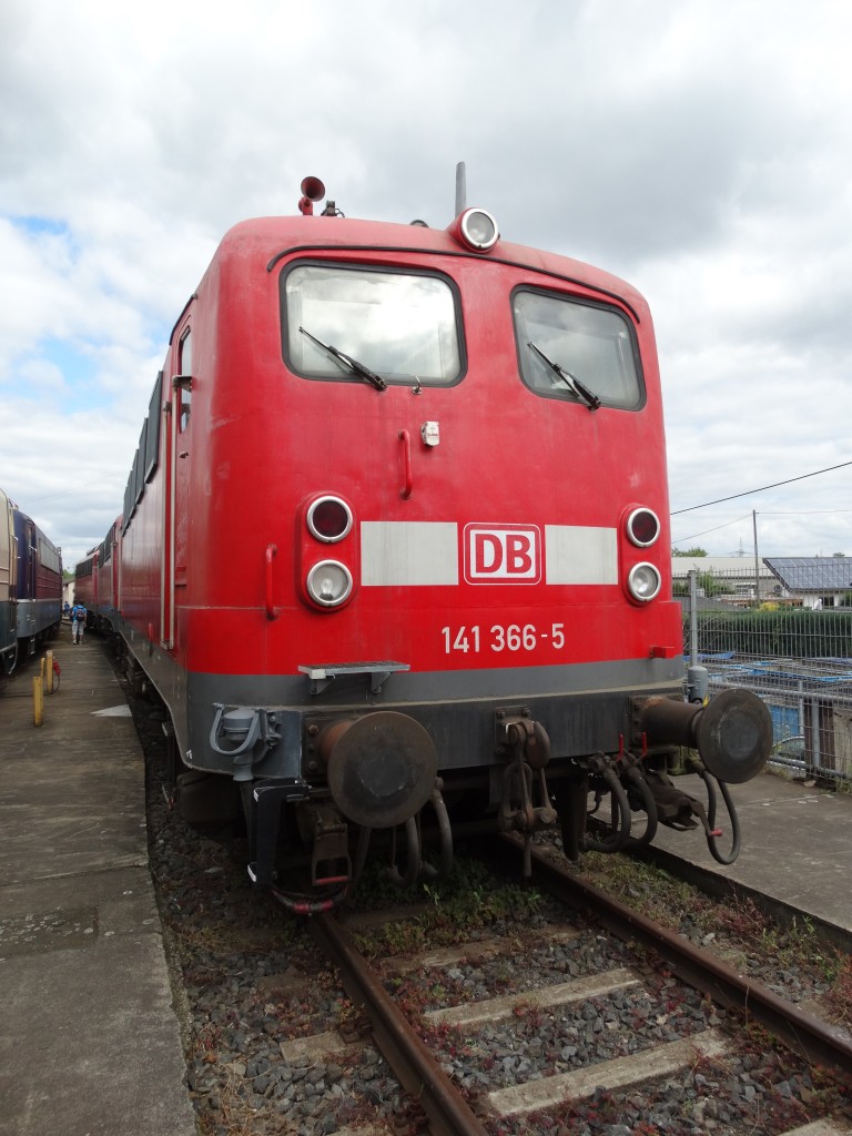 141 366-5 am 14.06.14 im DB Museum Koblenz Lützel 