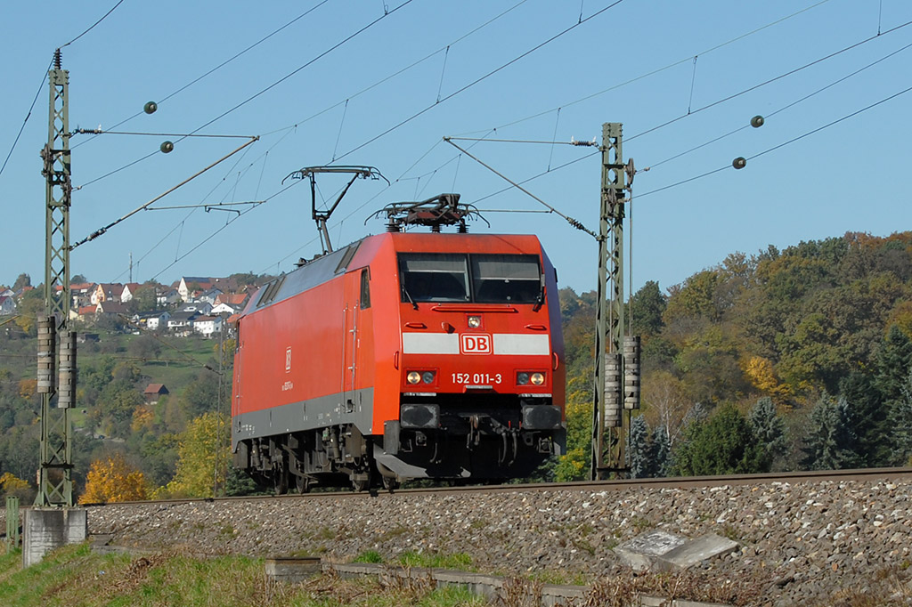 14.10.2017 Streckenabschnitt Uhingen 152 011-3